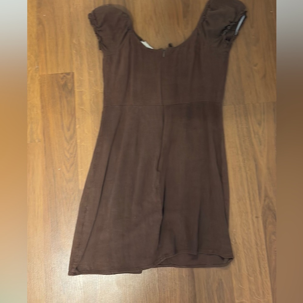 pacsun brown dress